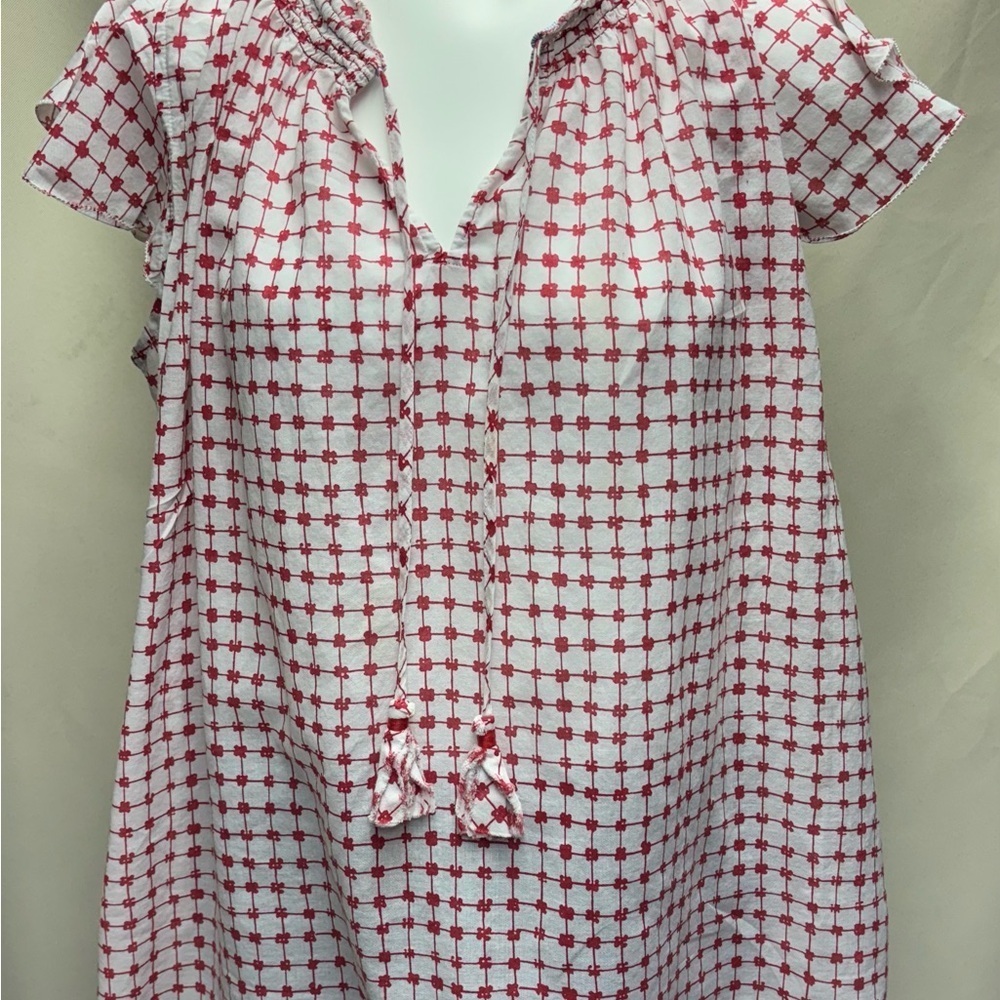 Vineyard Vines Pink and White Women's Top - Picture 2 of 5